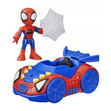 Marvel Spiderman z zabawkowym samochodzikiem pająkiem