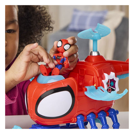 Hasbro Spidey z zabawkowym helikopterem Spidey Copter