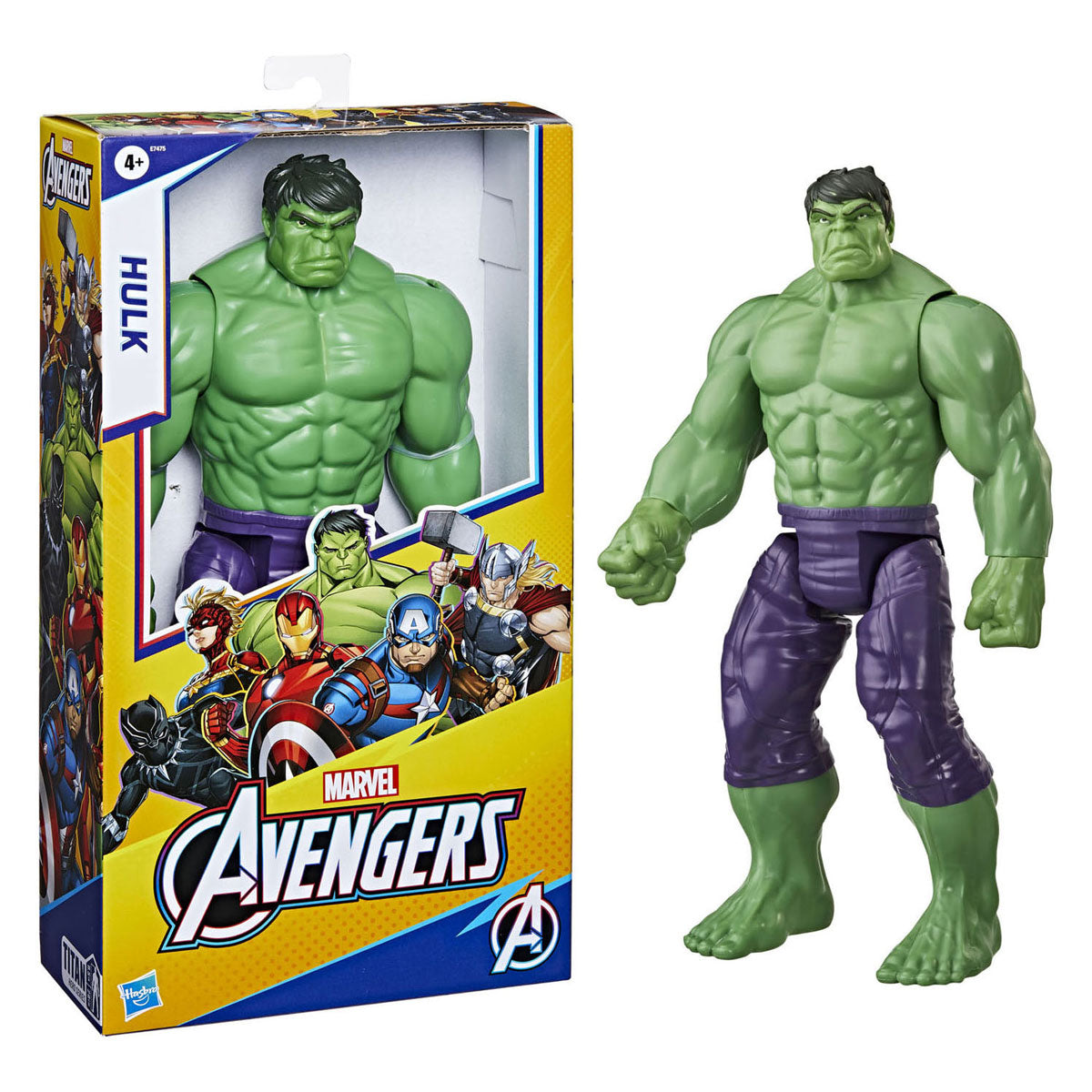 Hasbro Marvel Avengers Titan Series Hulk grający figurką deluxe - 30cm