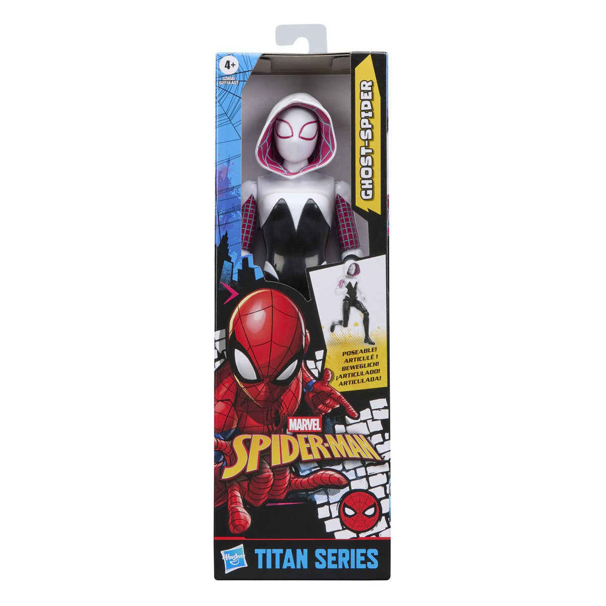 Marvel Spider-Man Titan Series Ghost Spider - figurka 30cm