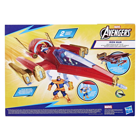 Hasbro Avengers Epicka seria bohaterów Iron Man Repulsorowy odrzutowiec bojowy