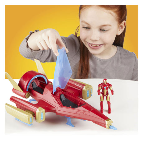 Hasbro Avengers Epicka seria bohaterów Iron Man Repulsorowy odrzutowiec bojowy