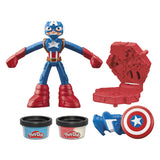 Play-doh Marvel Kapitan Ameryka – tarcza do modelowania – glina