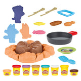 Play-doh bluey gaat kamperen speel set - 6 kleipotjes
