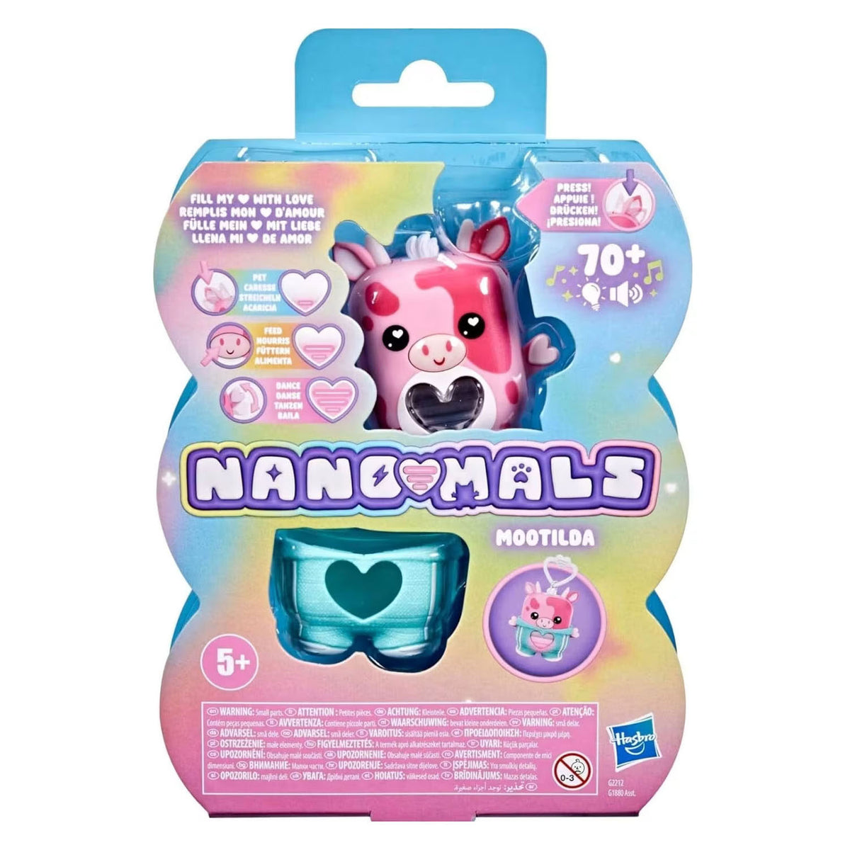 Hasbro nanomals Mootilda różowa krowa