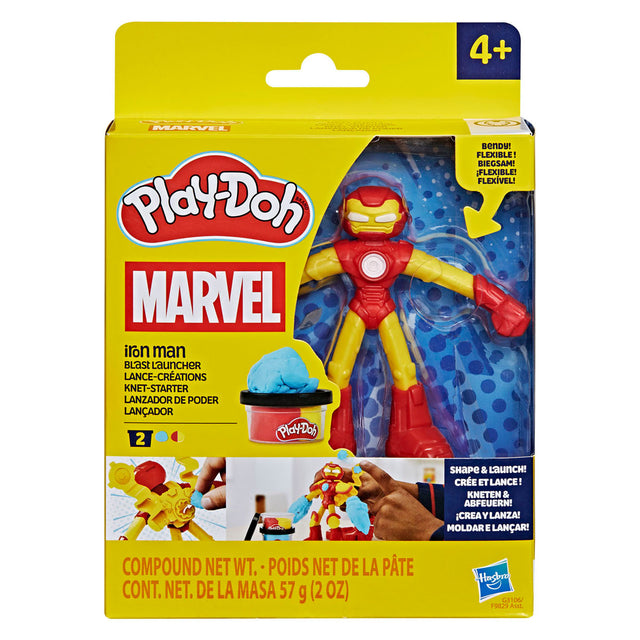 Play-doh Marvel Iron Man - 2 gliniane garnki