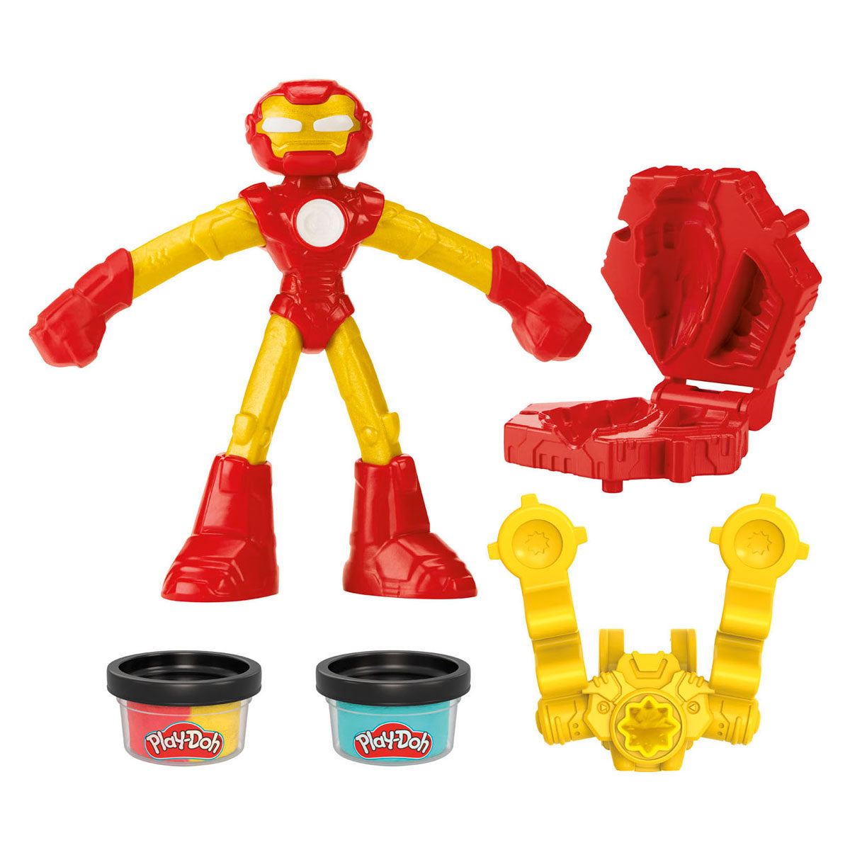 Play-doh Marvel Iron Man - 2 gliniane garnki