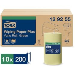 Papier do czyszczenia tork w5 vario rolka 2-warstwowy zielony