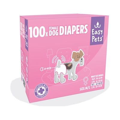 Easypets pieluchy dla psów, damskie