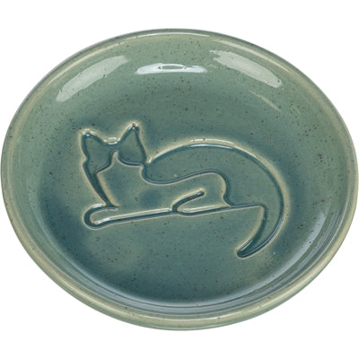 Trixie miska na karmę dla kota, ceramiczna ulga dla kota, niebieska