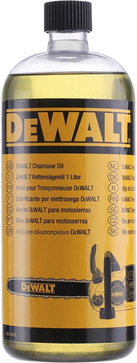 Olej do pił łańcuchowych Dewalt dt20662 1l do modeli dcm