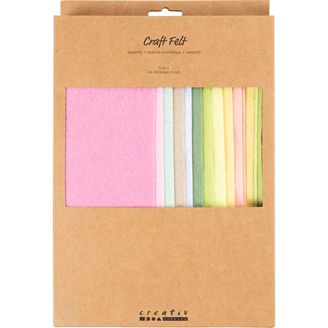Firma Creativ https: www.cchobby.nl hobbyfelt-a4-arkusz-210x297-mm-grubość-2-mm-pastelkolory-10-arkusz-1-pudełko