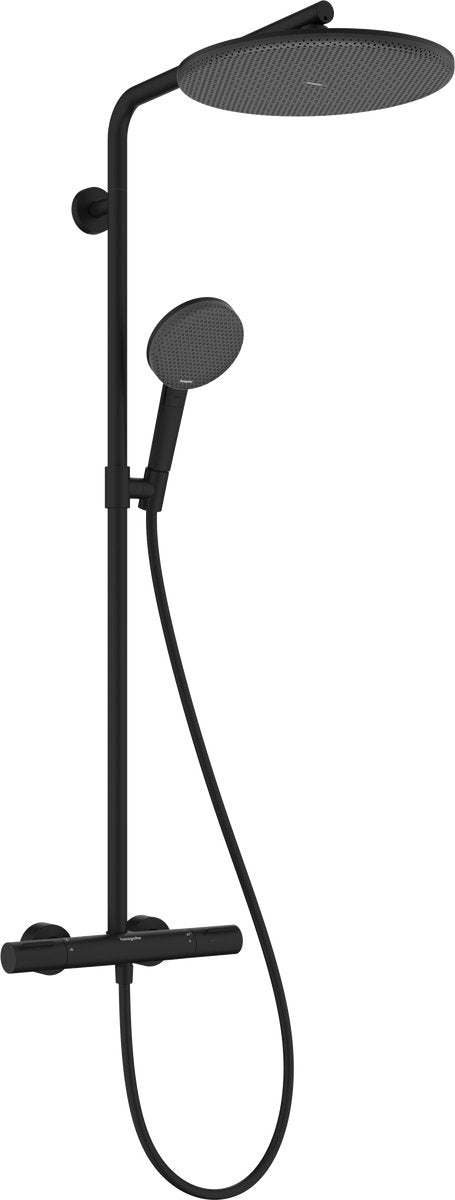 Hansgrohe Raindance Alive s puro - komplet prysznicowy - termostat ecostat - rozmiar 300 mm - 1 funkcja strumienia - czarny mat