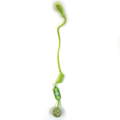 Bungee z motywem pręgowanego zwierzaka i grochu