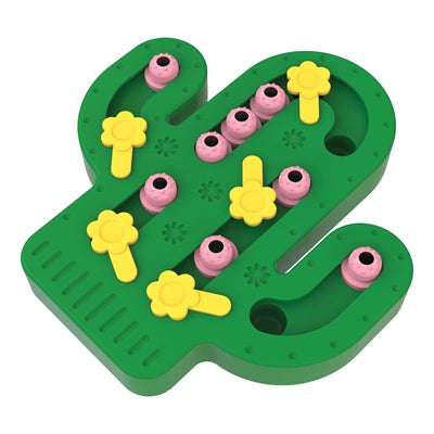 Szczęśliwy zwierzak pręgowany patch kaktusowy puzzle zabawka inteligencja