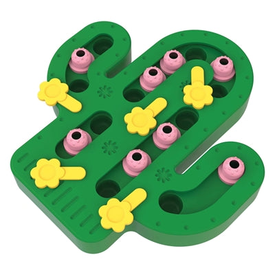 Szczęśliwy zwierzak pręgowany patch kaktusowy puzzle zabawka inteligencja