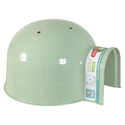 Plastikowe igloo Zolux dla gryzoni w kolorze zielonym