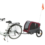 Trixie rower dla psa kot szary czerwony