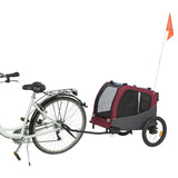 Trixie rower dla psa kot szary czerwony