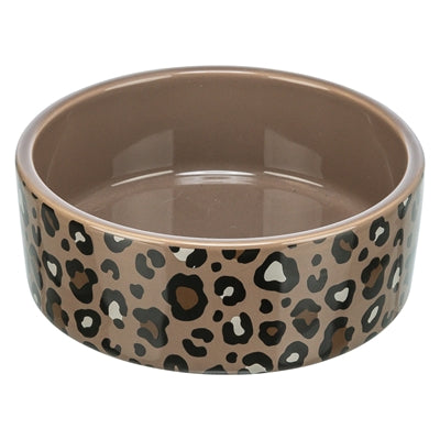 Trixie miska na karmę miska do picia leo ceramiczna lamparta, różne kolory