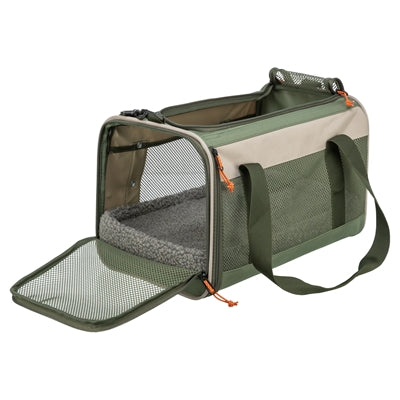 Torba Trixie marlon maksymalnie 7 kg beżowo-oliwkowo-zielona