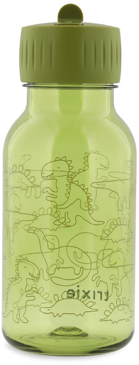 Trixi | Tritanowa butelka do picia 350ml - odważny dino - szczelna - 350 ml