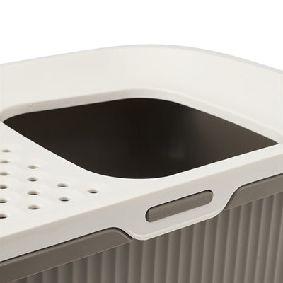 Savic kattenbak ease-in wit mokka