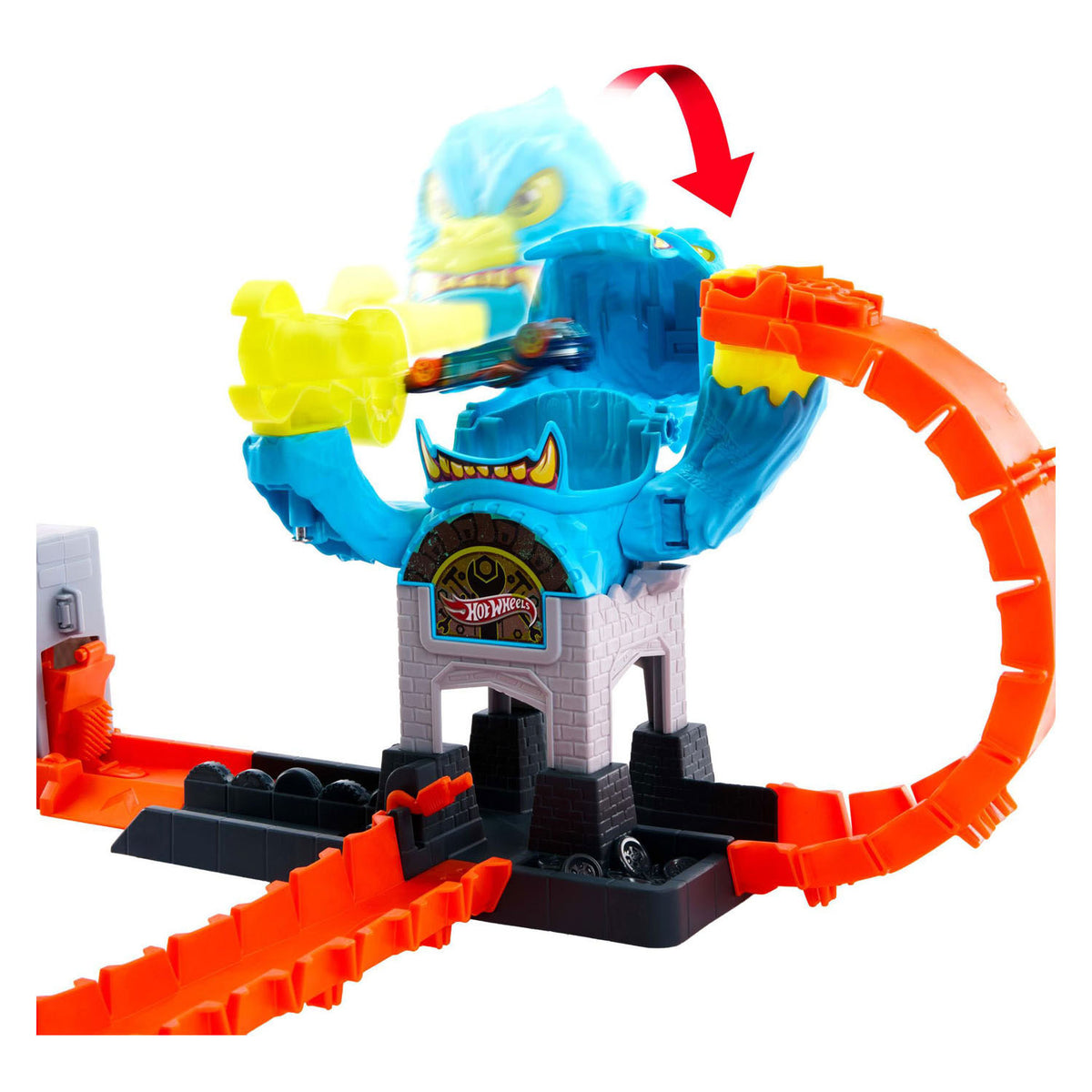 Zestaw do zabawy w atak goryla Hot Wheels
