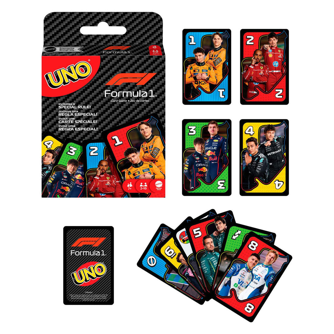 Gry Mattel uno f1 - gra karciana