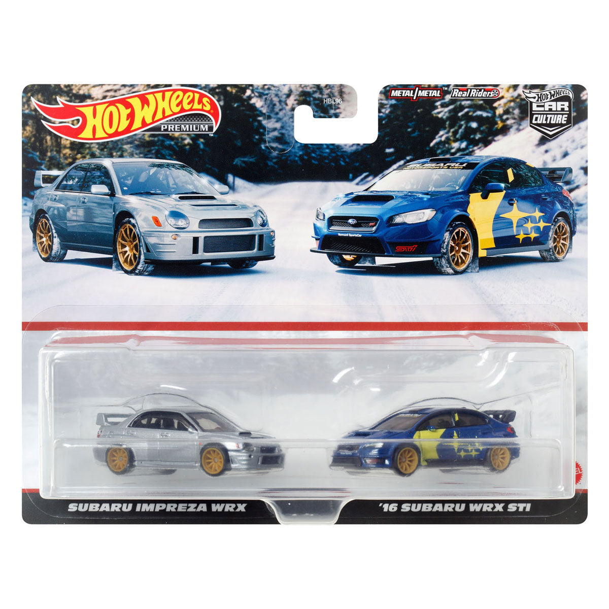 Zestaw kultur samochodów premium Hot Wheels 1:64 - 2 szt.