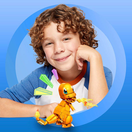 Zestaw konstrukcyjny Mega Construct Pokemon - Charmander - 180szt.