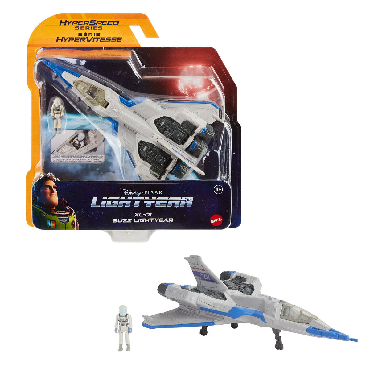 Mattel Lightyear Flight Buzz + XL-01 samolot statku kosmicznego