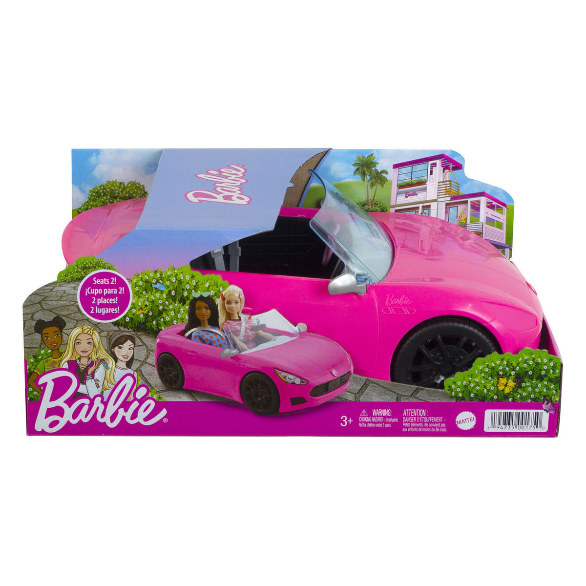 Samochód Barbie Glam Cabrio - pojazd dla lalek