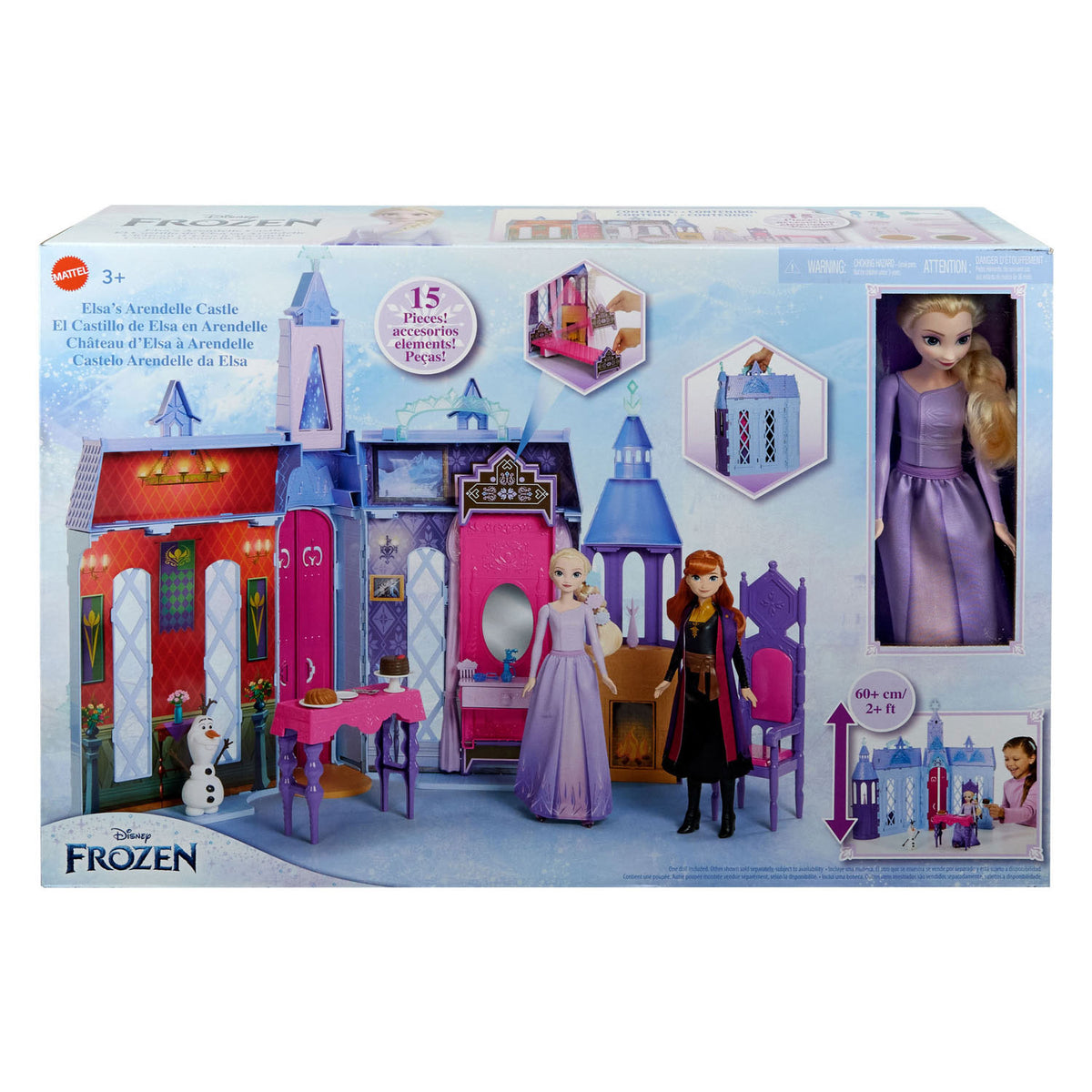 Mattel Disney Zamrożony domek dla lalek Elsa