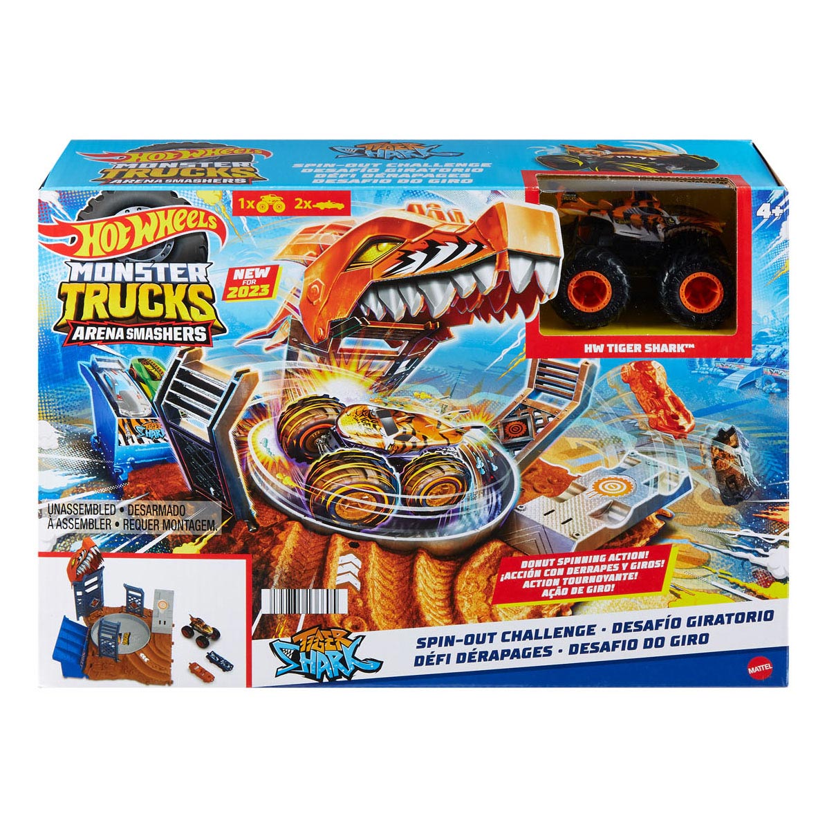 Hot Wheels Monster Trucks Arena Smash Spin-Out Zestaw gry
