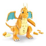 Zestaw do budowania pokemonów Mattel Mega Construx - Dragonite - 387 elementów.