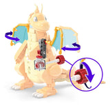 Zestaw do budowania pokemonów Mattel Mega Construx - Dragonite - 387 elementów.