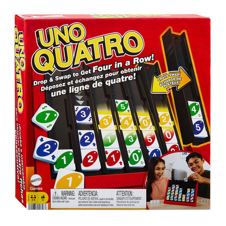 Gra planszowa Mattel Uno Quatro