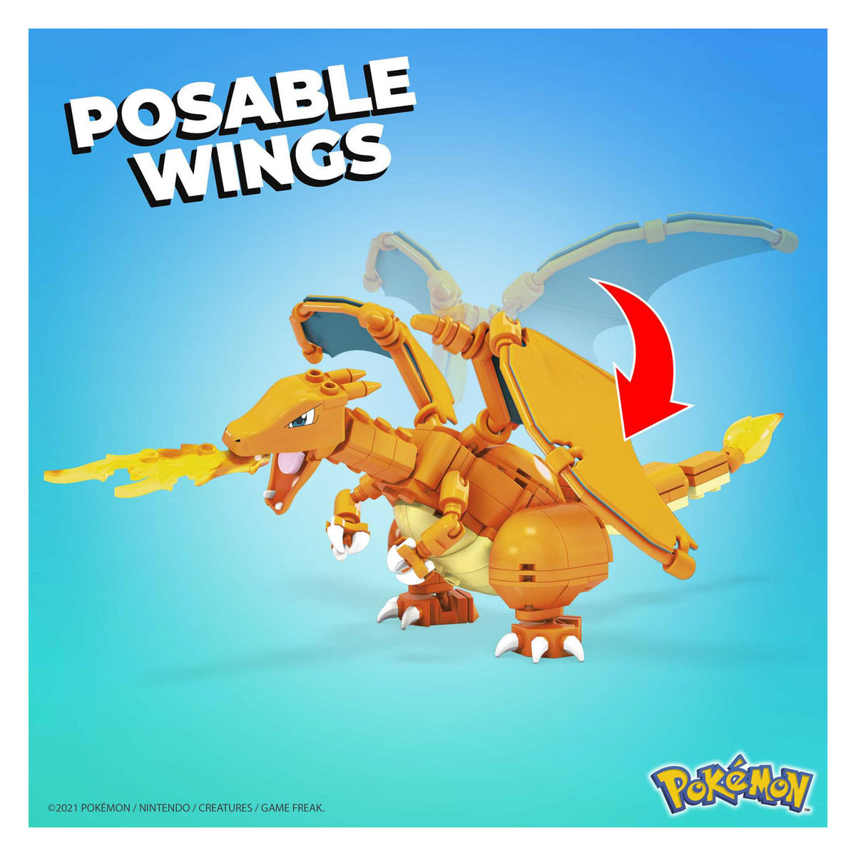 Mattel Pokemon Mega Charmander Evolution Zestaw