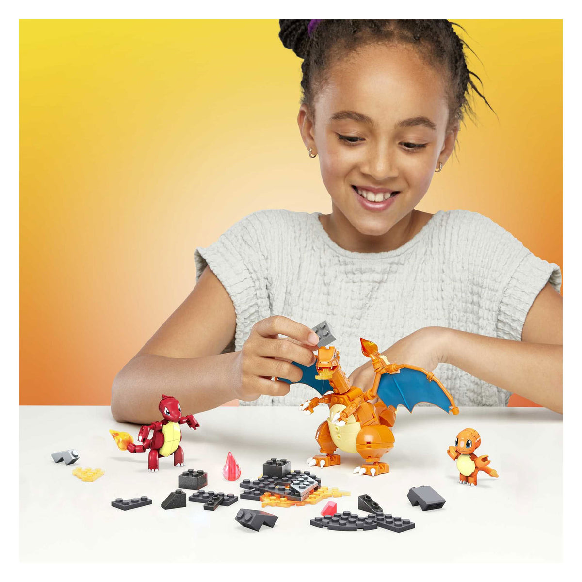 Mattel Pokemon Mega Charmander Evolution Zestaw