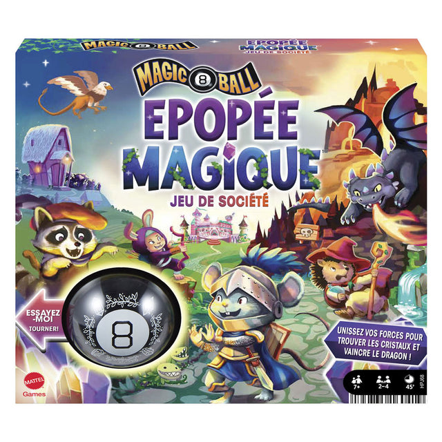 Mattel Magic 8 Ball Game - francuski
