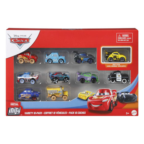 Pojazdy Disney Pixar Mini Racers, 10szt.
