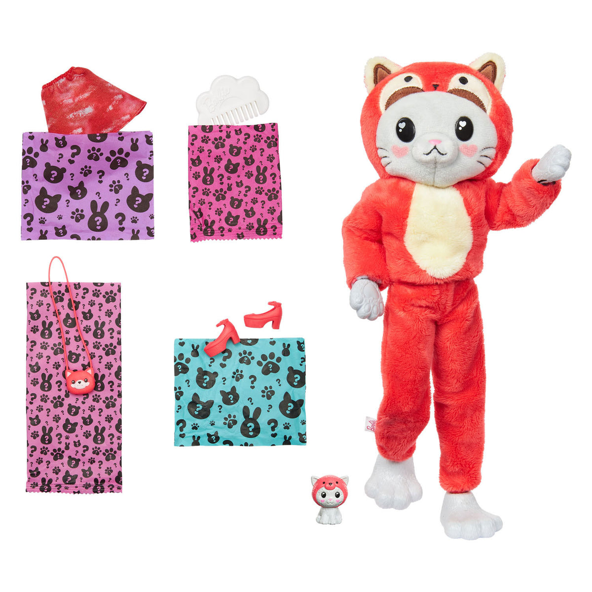 Mattel Barbie Cutie Ujawnia Modepop Red Panda