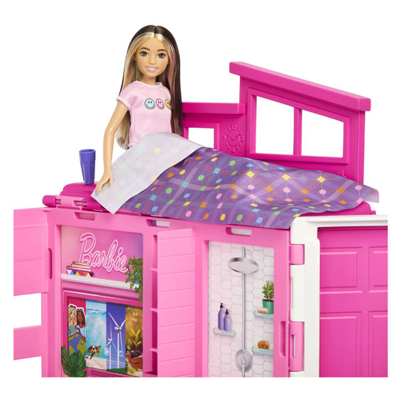 Mattel Barbie wakacyjny dom z modą