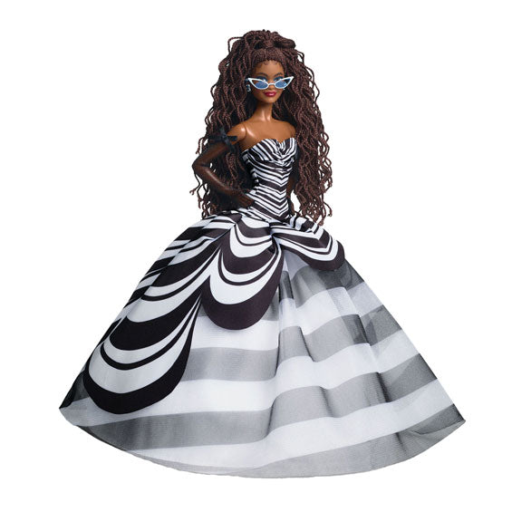 Lalka Mattel Barbie z okazji 65. urodzin w kolorze niebiesko-szafirowym