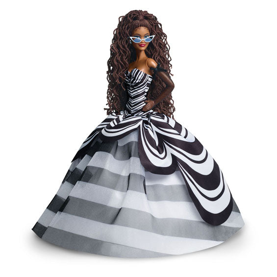 Lalka Mattel Barbie z okazji 65. urodzin w kolorze niebiesko-szafirowym
