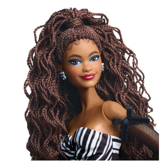 Lalka Mattel Barbie z okazji 65. urodzin w kolorze niebiesko-szafirowym