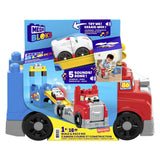 Ciężarówka budowlano-wyścigowa Mattel mega block - 16 szt.