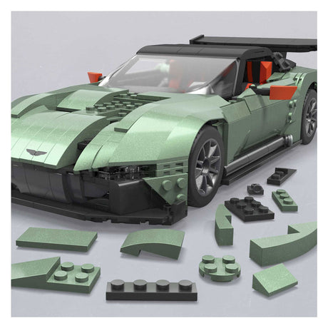 Zestaw konstrukcyjny Mattel Mega Hot Wheels Aston Martin Vulcan - 986 elementów.