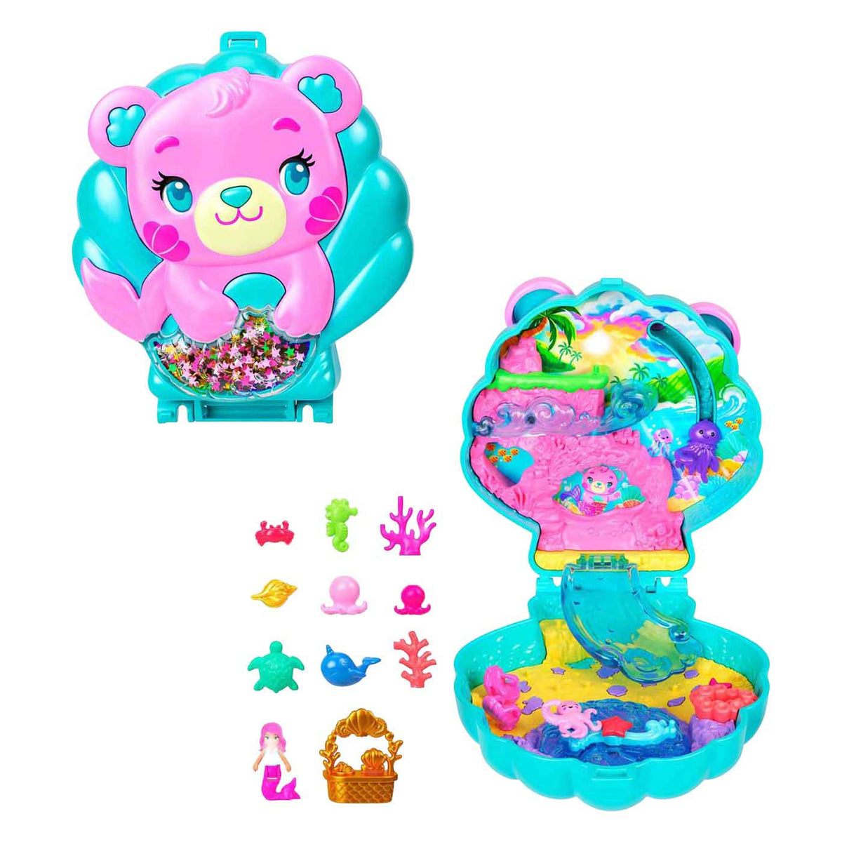 Brokatowa wyspa Mattel Polly Pocket